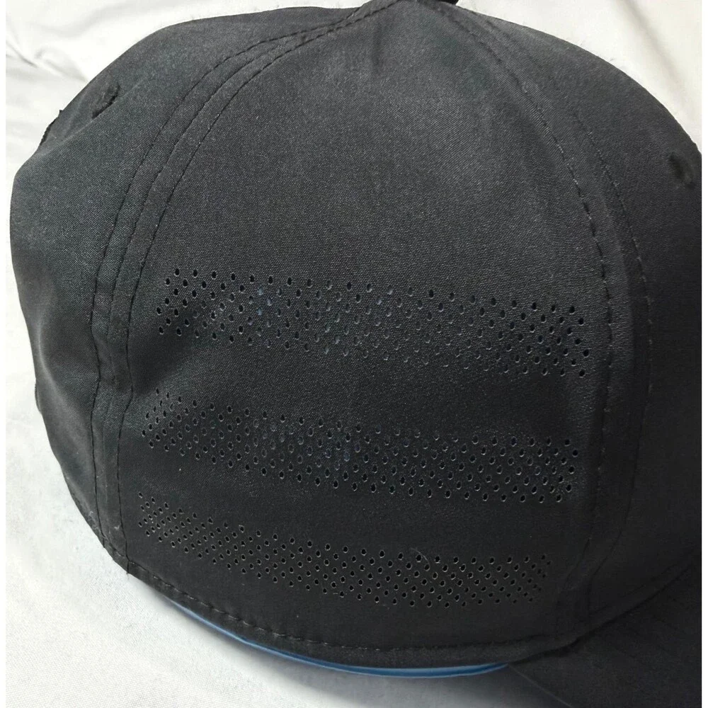 Adidas Originals Trefoil Hat Black Perforated Performance Relaxed Strapback NWT